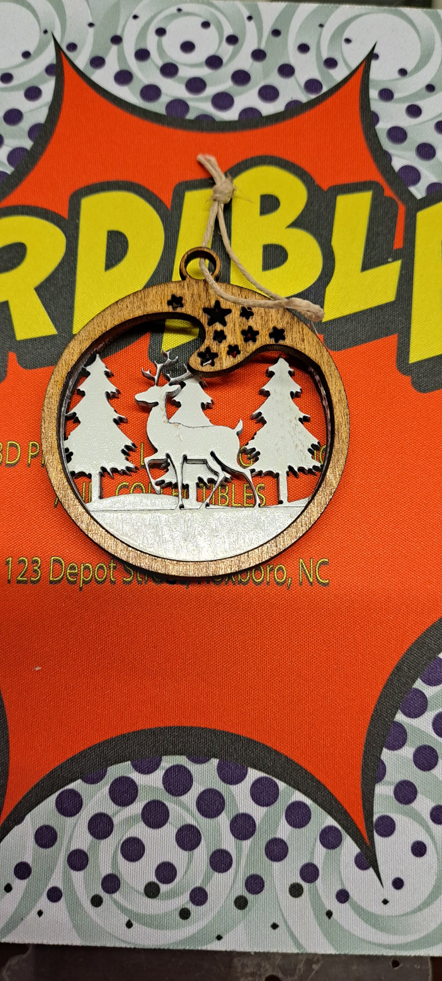Wooden Layered Christmas Ornaments