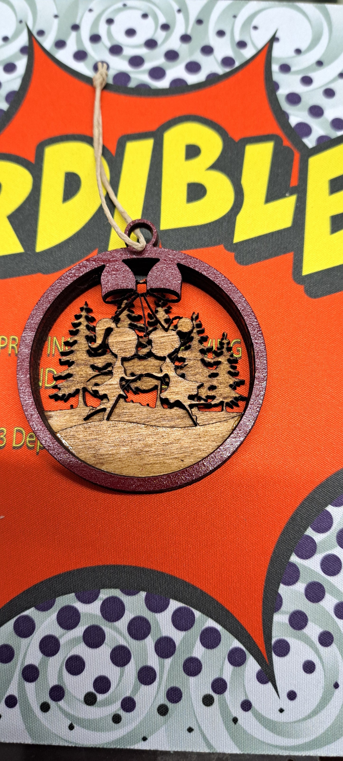 Wooden Layered Christmas Ornaments