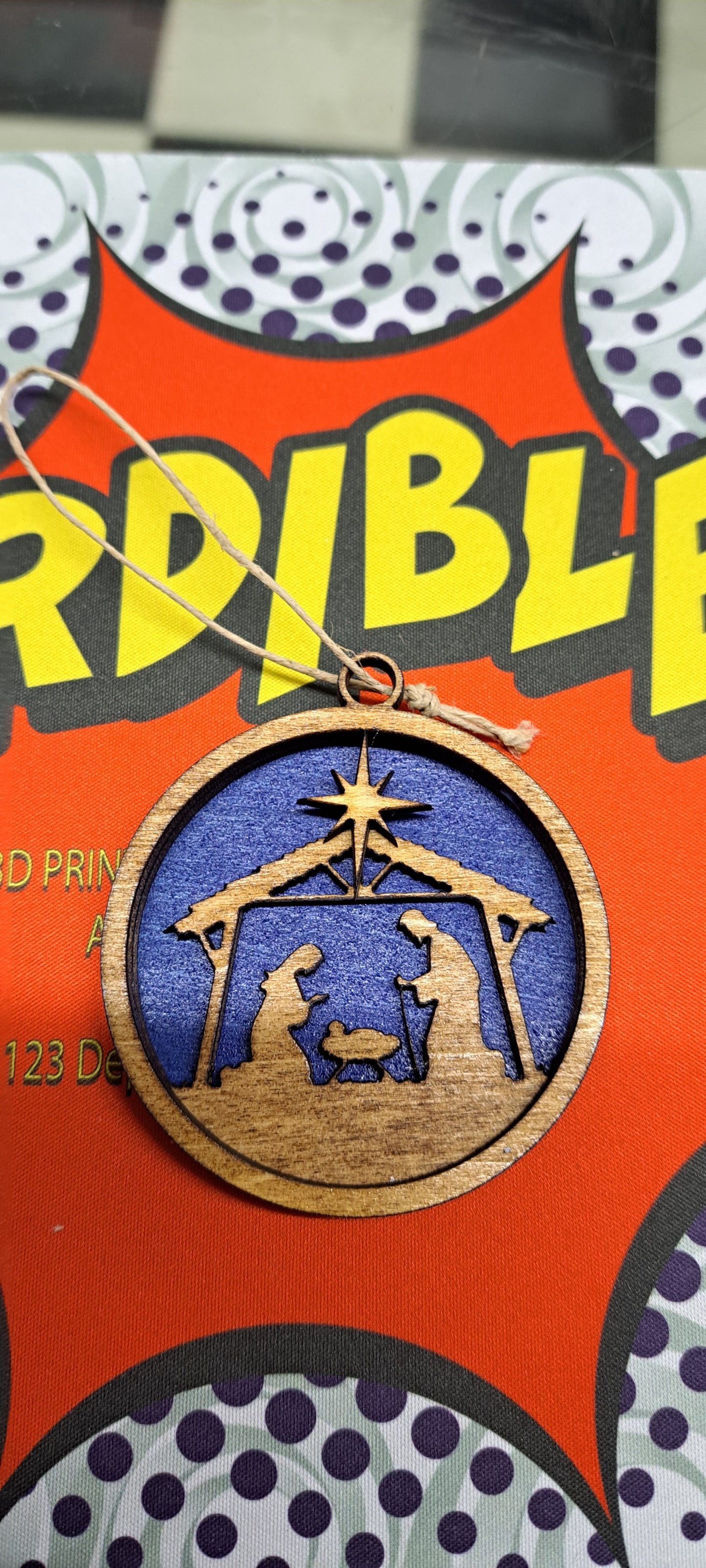 Wooden Layered Christmas Ornaments