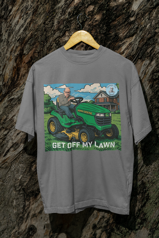 Grumpy Old Bastard "Get Off My Lawn" T-Shirt