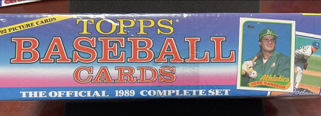 1989 topps baseball complete set factory sealed.