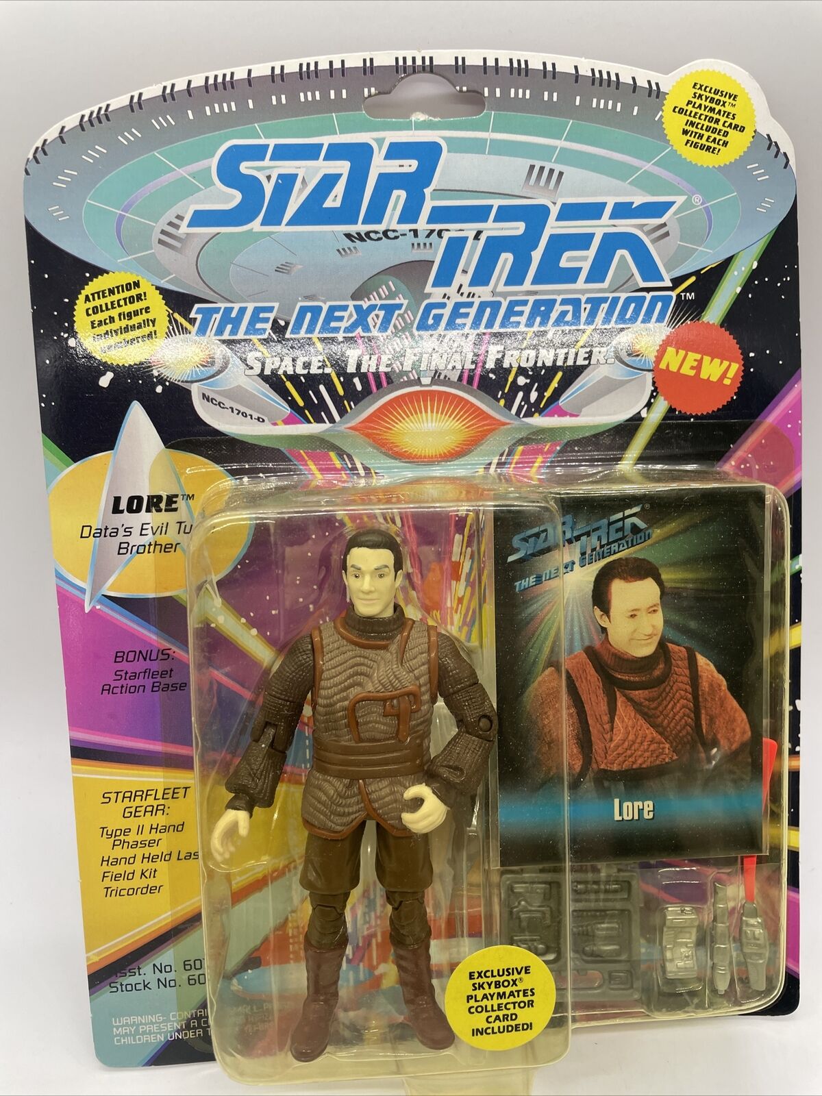 PLAYMATES STAR TREK The Next Generation Lore.