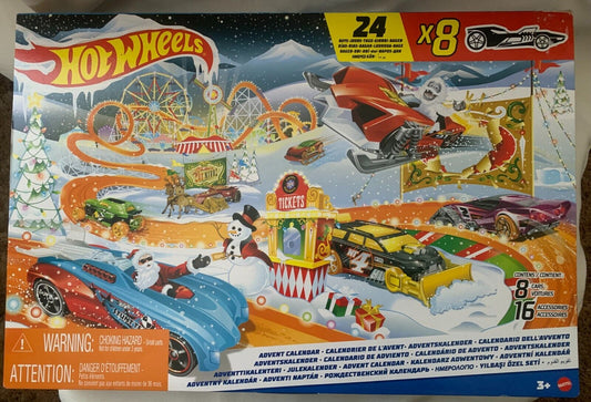 New Hot Wheels 2022 Christmas Holiday Advent Calendar.