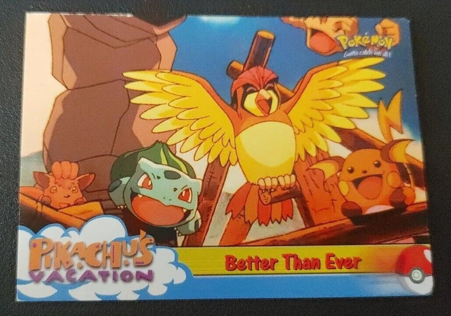 1999 Topps Pokemon Movie Edition #56 Pikachu's Vacation Better Than Ever p27