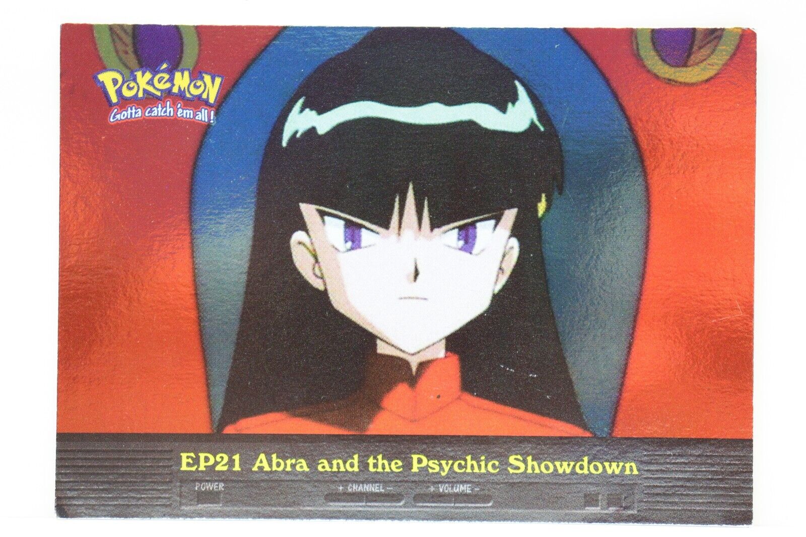 Pokemon Holo Ep 21 Abra and the Psychic Showdown (Topps, 2000) TV Animation LP.