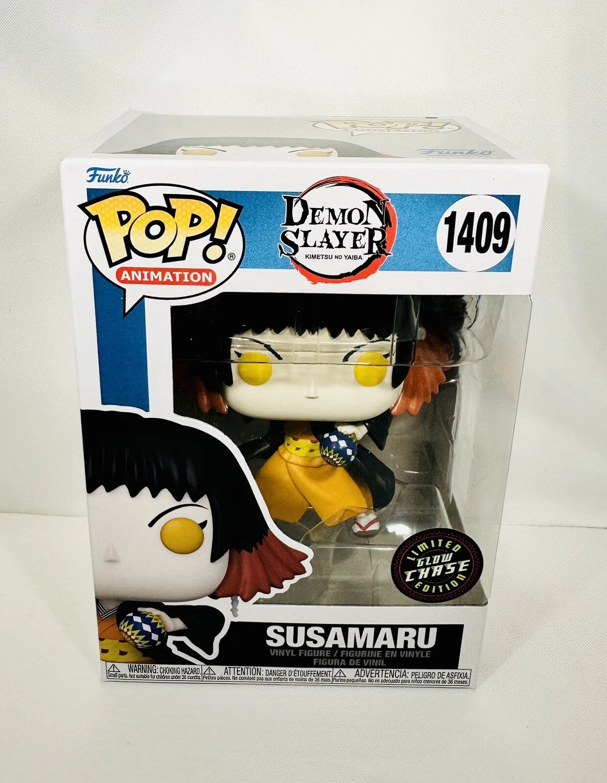 Funko Pop Demon Slayer SUSAMARU #1409 Figure CHASE Glow In The Dark Edition