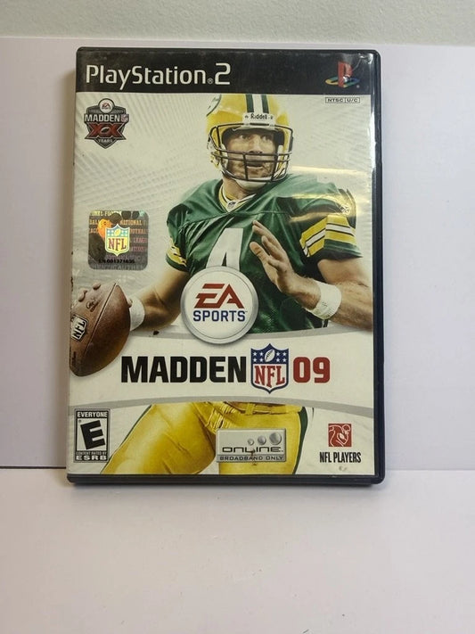 Madden 2009 Sony PlayStation 2 PS2 Complete + Manual CIB