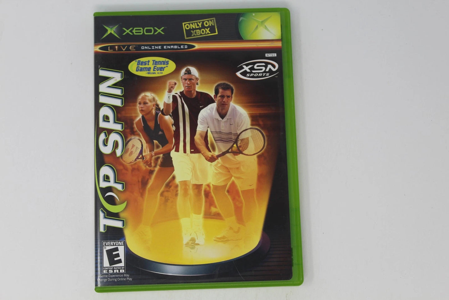 Top Spin XBOX Game Xsn Sports
