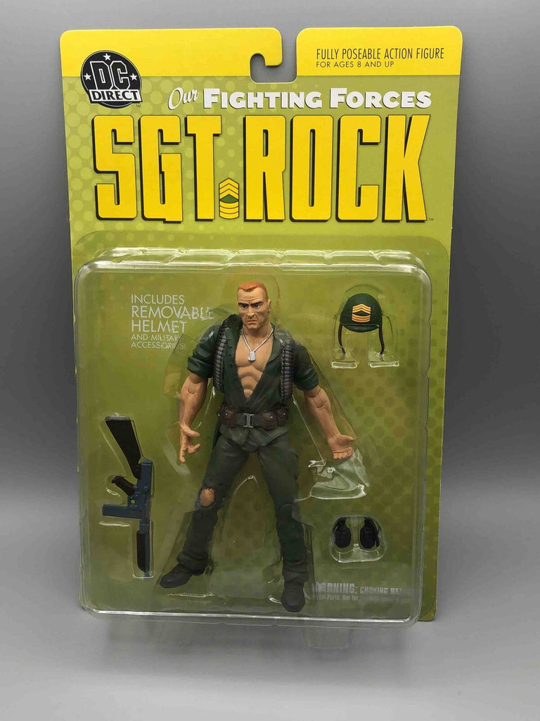 NEW DC COMICS DIRECT SGT ROCK OUR FIGHTING FORCES 6" SERGEANT ACTION FIGURE!.