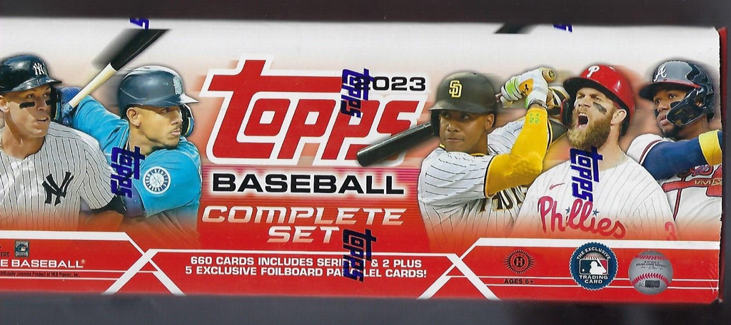 Topps 2023 Complete Set Baseball Cards.