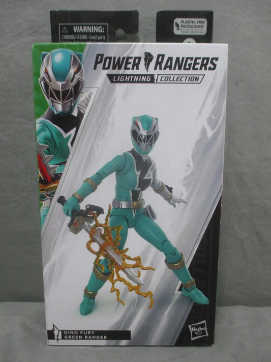 Power Rangers Dino Fury GREEN RANGER Lightning Collection 2022 Mighty Morphin.