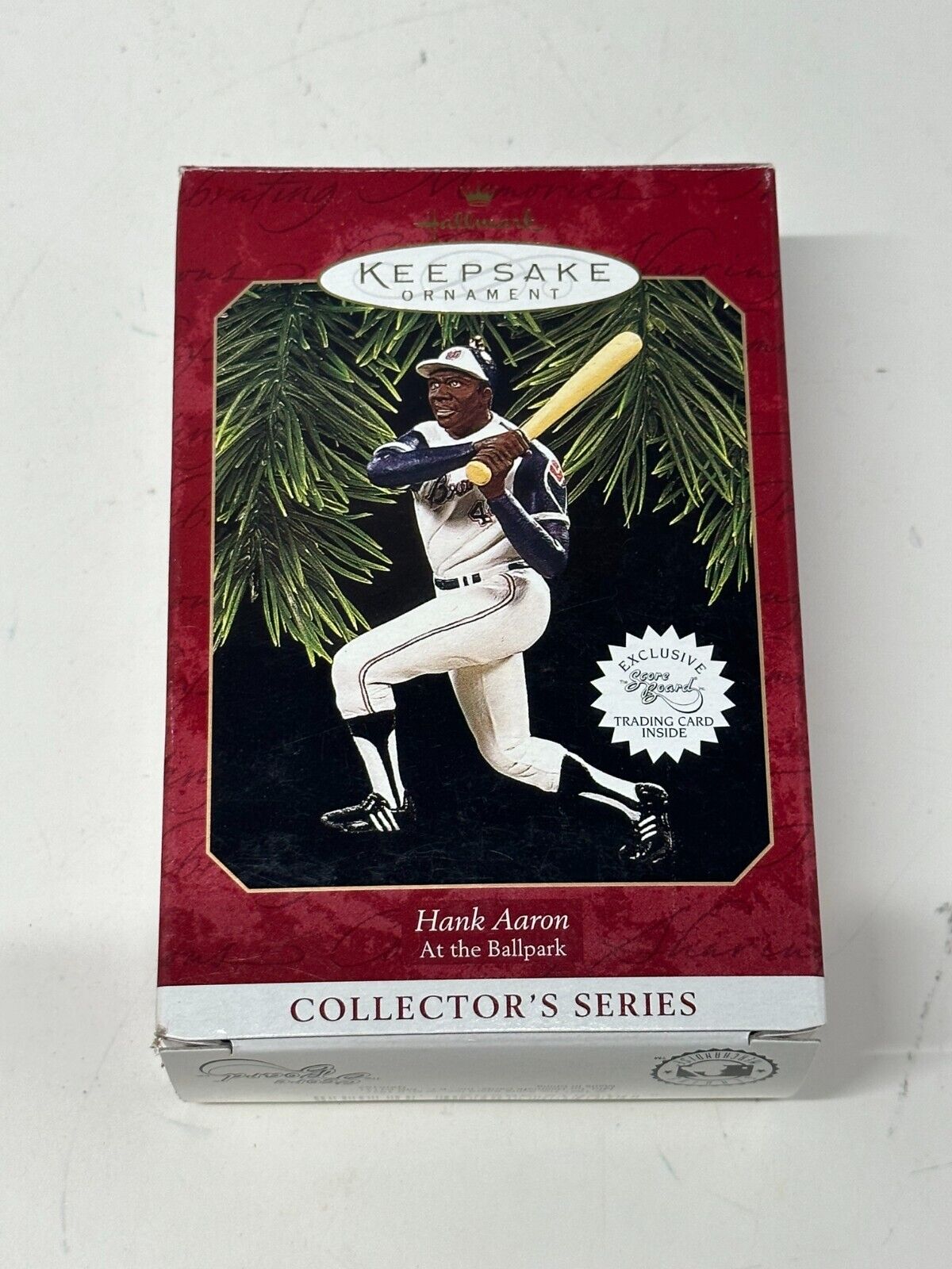 1997 Hank Aaron Hallmark Keepsake Christmas Ornament.