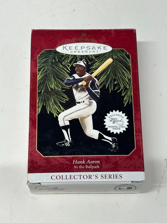 1997 Hank Aaron Hallmark Keepsake Christmas Ornament.
