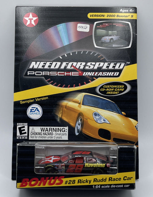 Need For Speed Porsche Unleashed PC Game With Bonus #28 Custom Texaco Race Car.