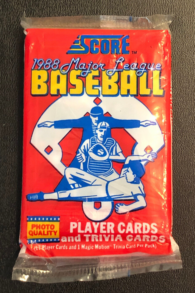 Score 1988 major league baseball cards.