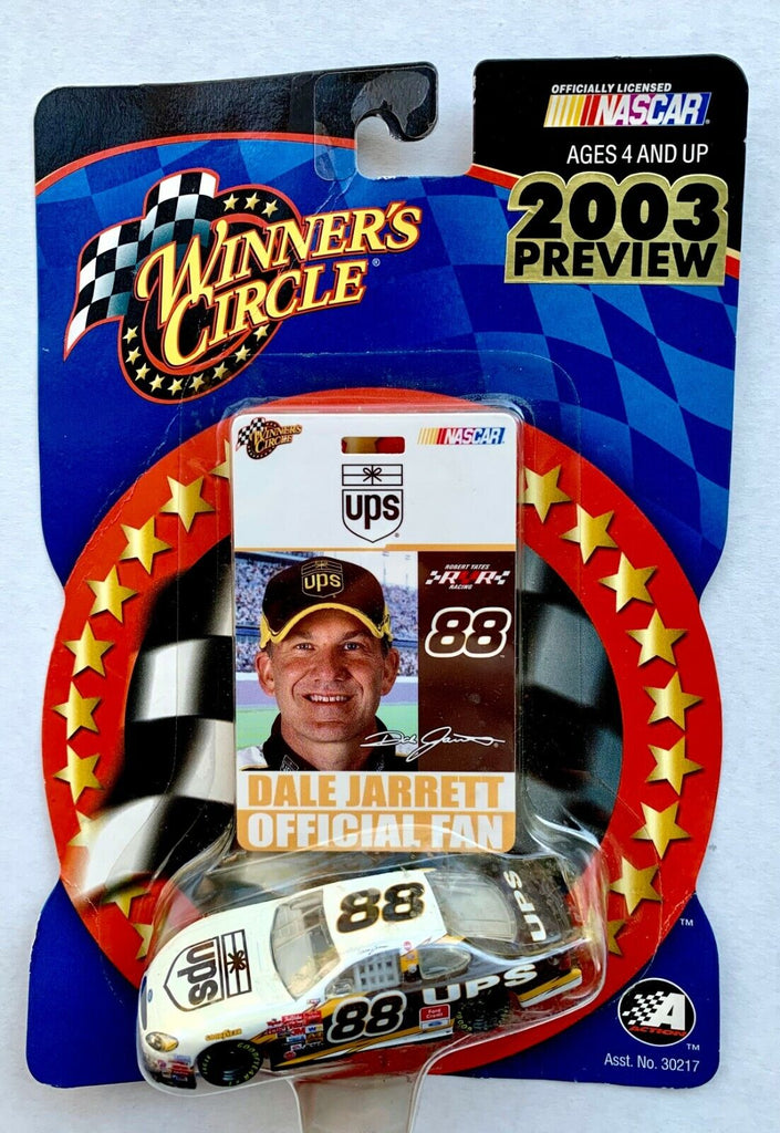 NASCAR 2002 Winners Circle 15900 Dale Jarrett #88 Pit Pass Preview 1:64.