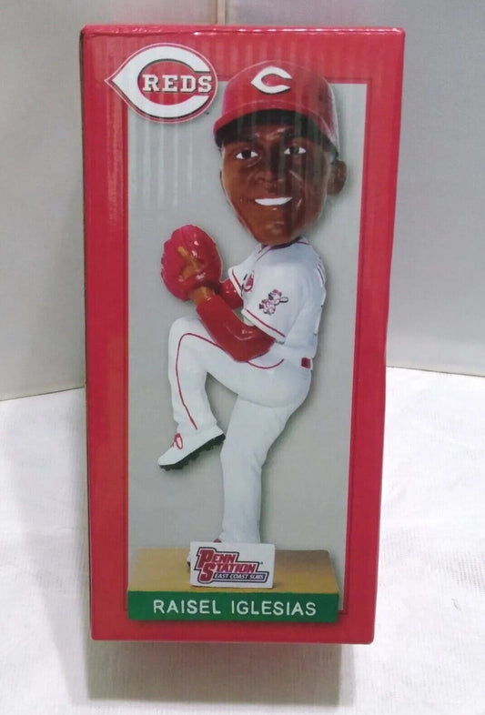 2017 RAISEL IGLESIAS BOBBLEHEAD CINCINNATI REDS 2ND IN MAJORS IN SAVES.