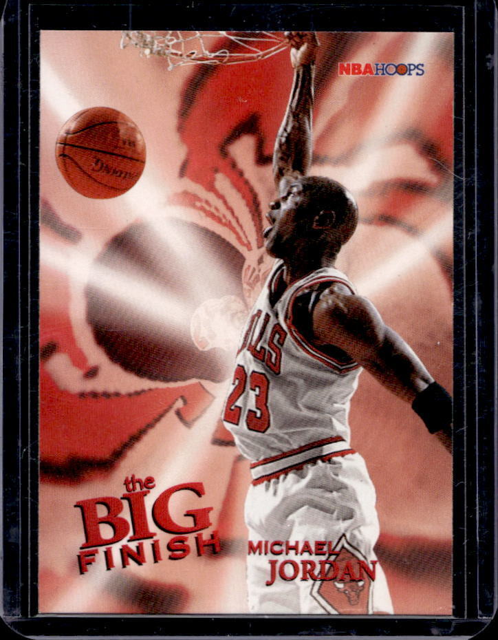 1996-97 Hoops Michael Jordan The Big Finish #176 Bulls.