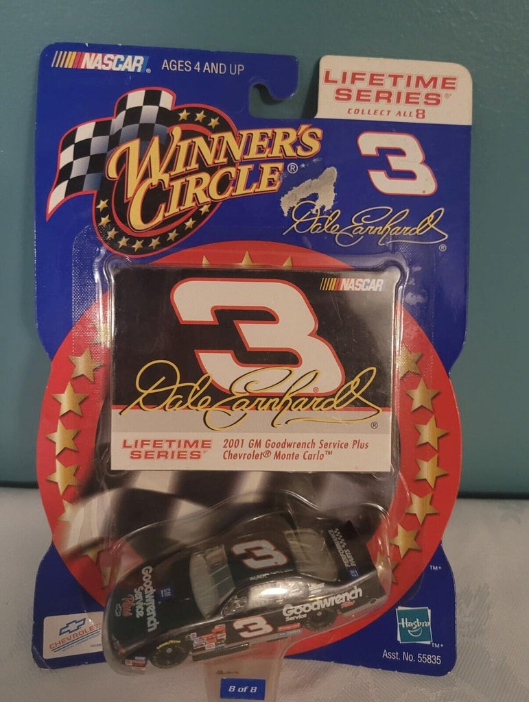 2000 Winners Circle Lifetime Series 8/8 Dale Earnhardt #3 2001 Monte Carlo.