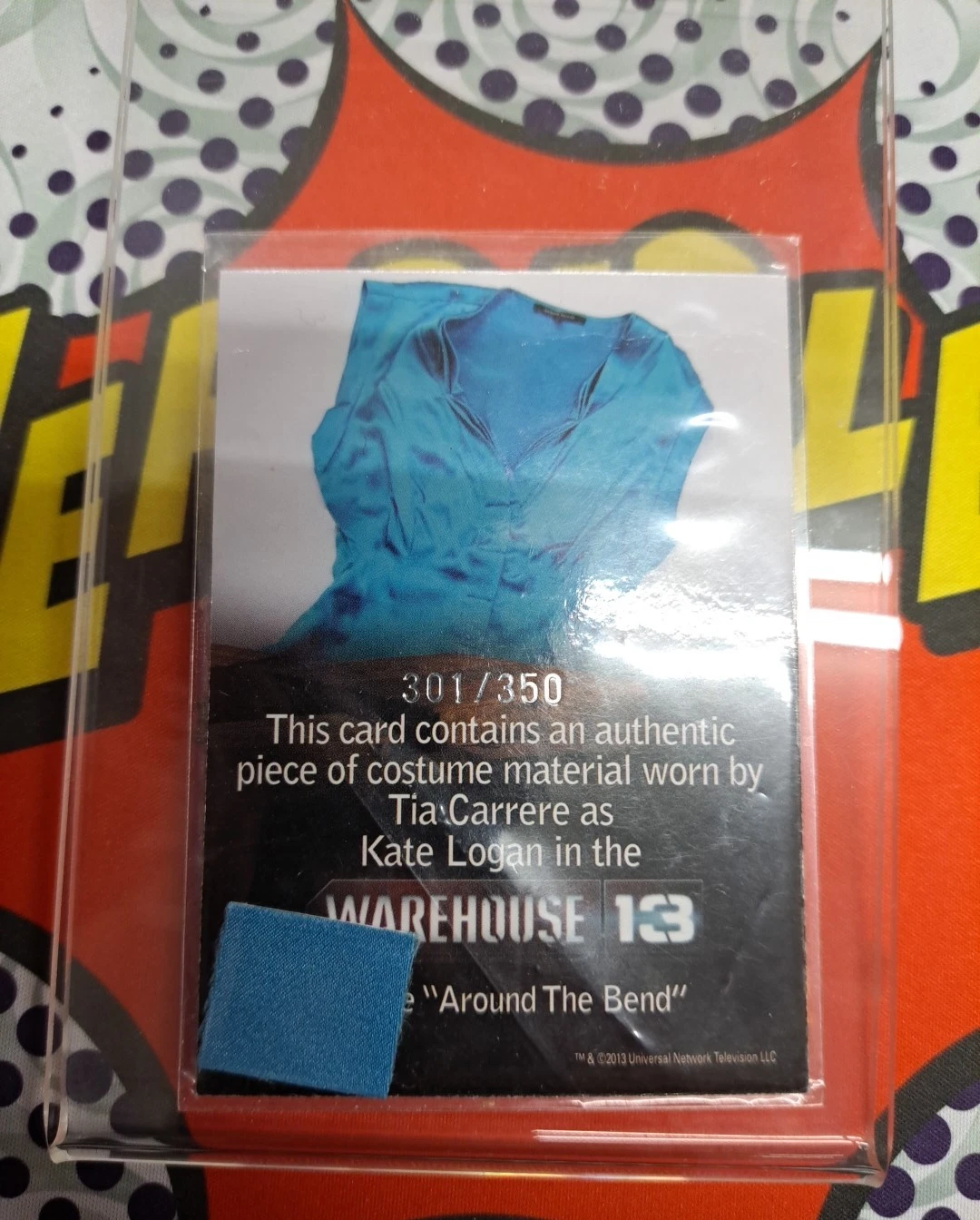 Warehouse 13 Costume Swatch Tia Carrere As Kate Logan #301/350 "Around The Bend"