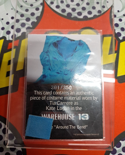 Warehouse 13 Costume Swatch Tia Carrere As Kate Logan #301/350 "Around The Bend"