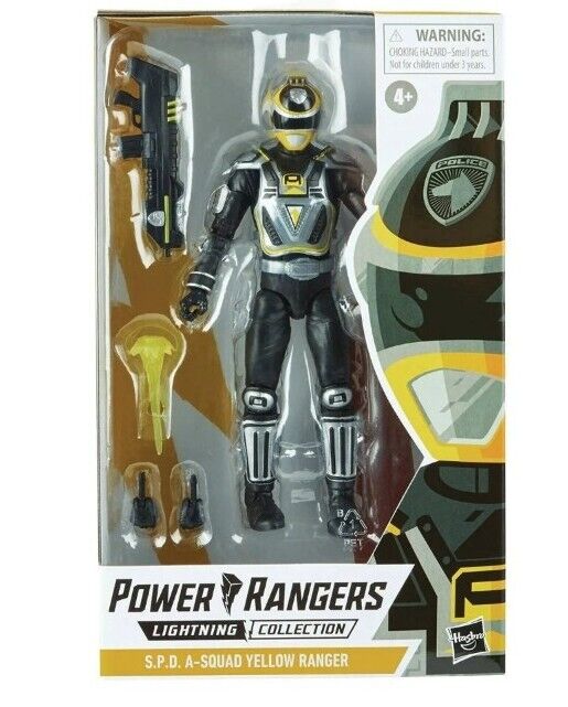 Hasbro Power Rangers Lightning Collection S.P.D. A-Squad Figure Yellow Ranger.