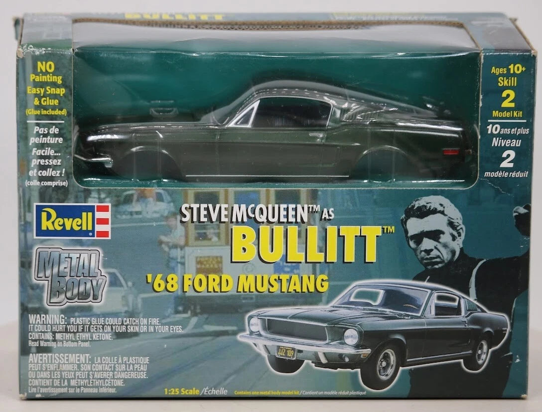 Revell Steve McQueen Bullitt 1968 Ford Mustang Model Kit