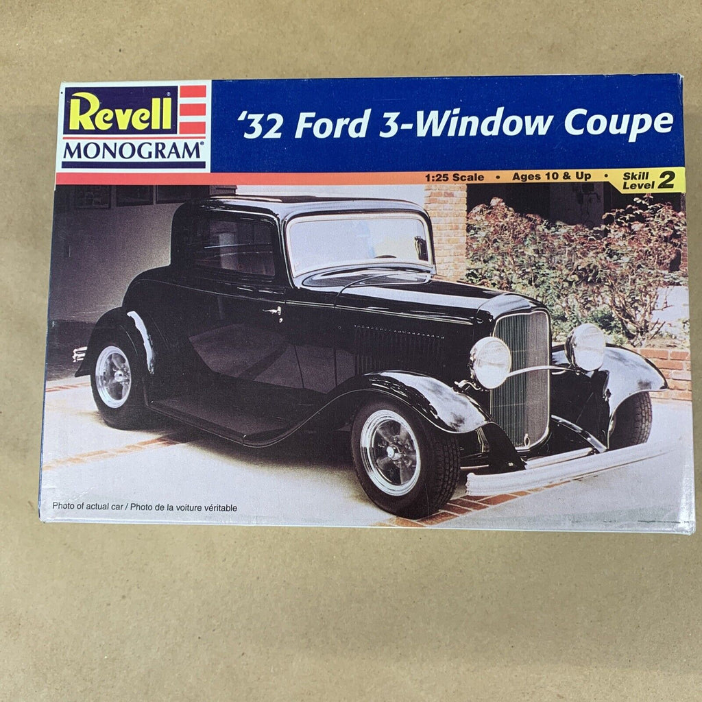 Revell Monogram 32 Ford 3-Window Coupe 1/25 Scale Plastic Model Kit Car.