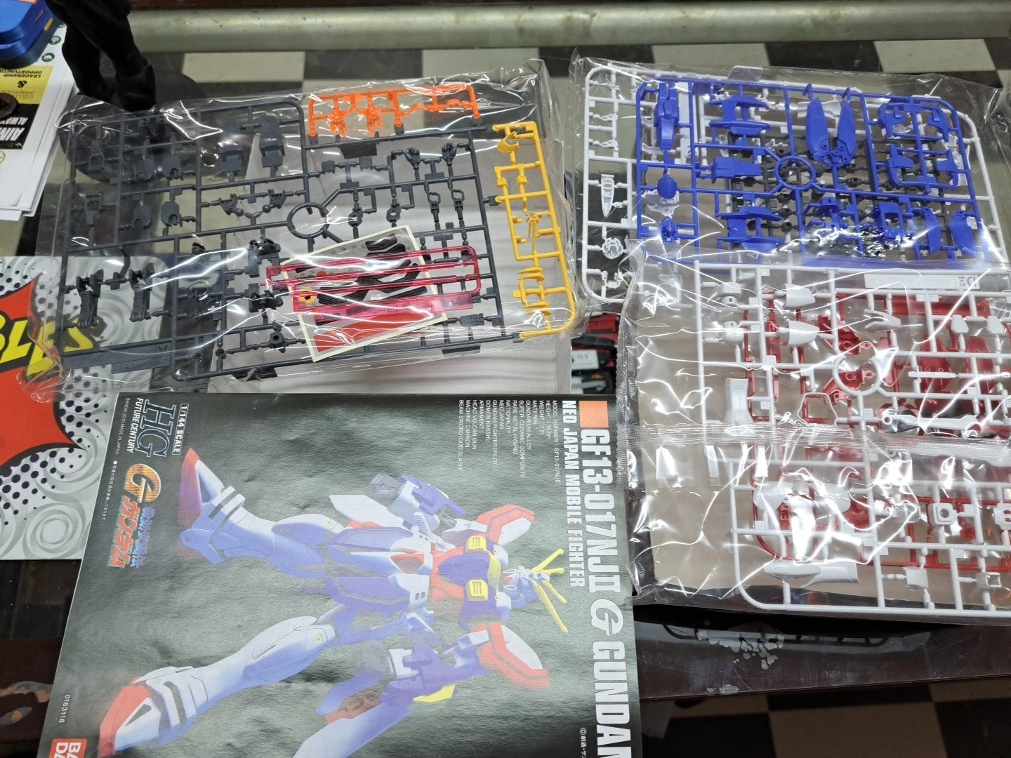 HG 1/144 HGUC #110 HGFC G Gundam God Gundam Burning Gundam Model Kit