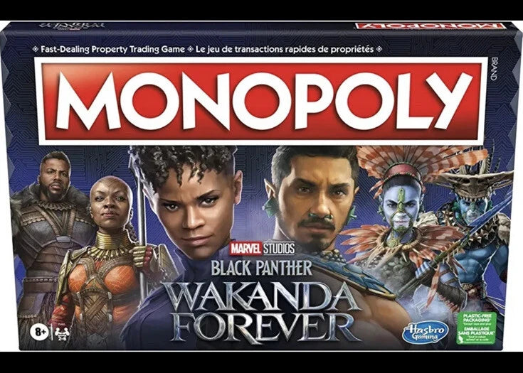 Monopoly: Marvel Studios' Black Panther: Wakanda Forever Edition Board Game