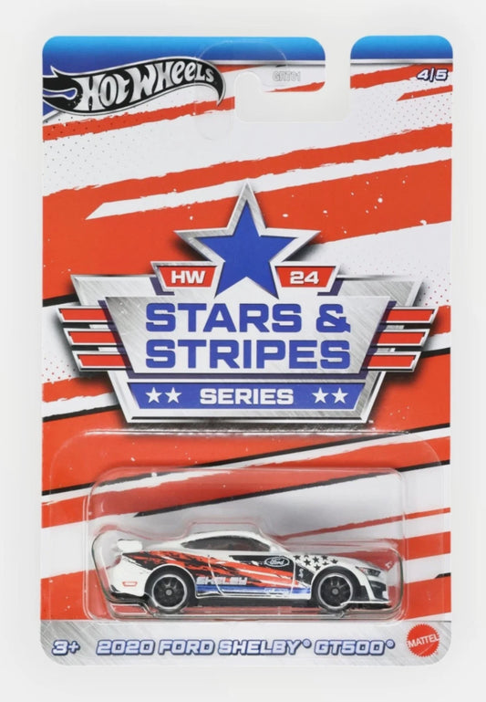 2024 HOT WHEELS 2020 FORD SHELBY GT500 STARS AND STRIPES SERIES 4/5