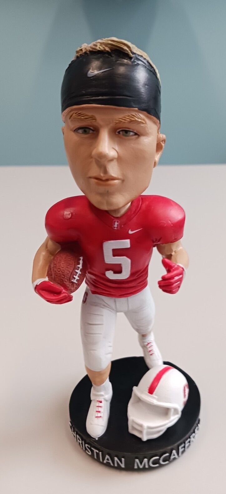 CLASSIC STANFORD(49er) CHRISTIAN McCAFFREY 7.5' BOBBLE HEAD.