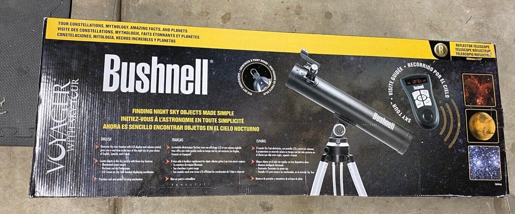 Bushnell Voyager Sky Tour 900mm x 4.5” Reflector Telescope.