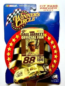 2002 NASCAR Winners Circle 03227 Dale Jarrett #88 Pit Pass Preview 1:64.