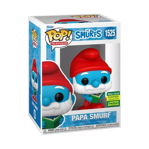 Funko Pop! Papa Smurf #1525 2024 SDCC Summer Shared Convention Exclusive