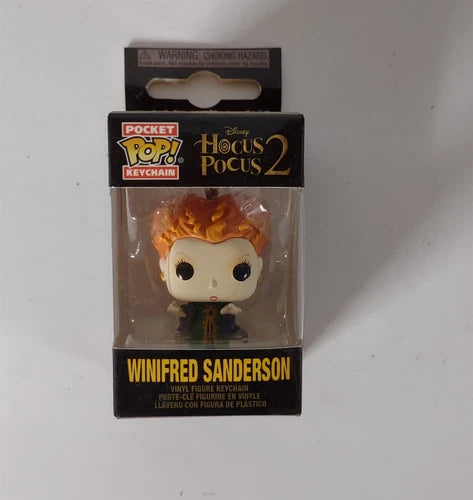 Hocus Pocus 2 Keychain Winifred Sanderson Disney Funko Pocket Pop!