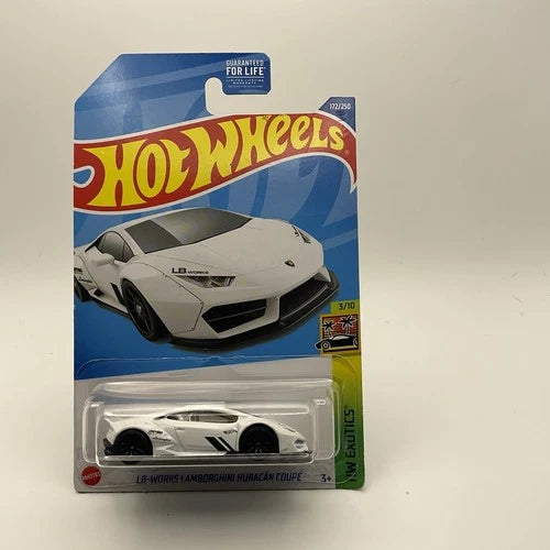 2022 Hot Wheels LB-Works Lamborghini Huracan Coupe 172/250 HCT97 White