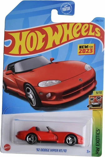 Hot Wheels - 2023 HW Exotics 9/10 '92 Dodge Viper RT/10 236/250