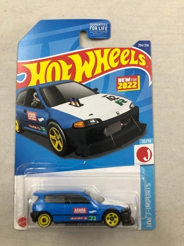 Hot Wheels Honda Civic Custom 2022 HW J-Imports 10/10 204/250