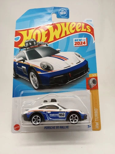 2024 HOT WHEELS BLUE PORSCHE 911 RALLYE 5/5 TURBO 172/250