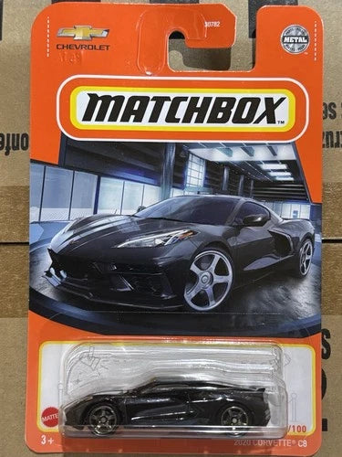 Matchbox 2020 Chevrolet Corvette C8 Black 20/100