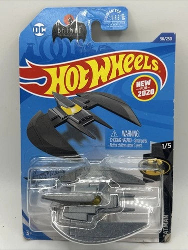 Hot Wheels #56/250 BATPLANE Black DC Batman 1/5 The Animated Series