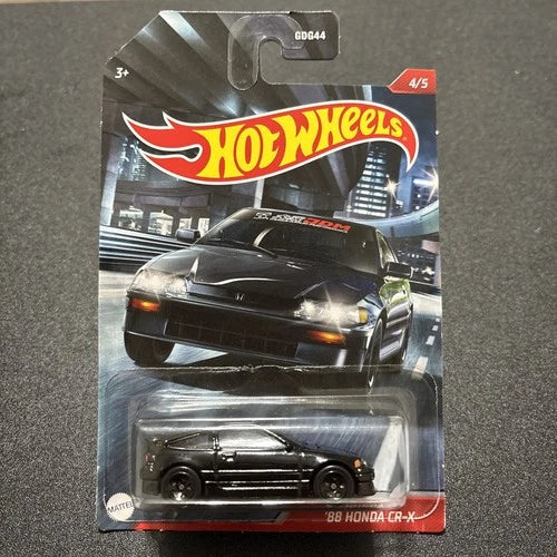 2020 HOT WHEELS BLACK '88 HONDA CRX STREET RACER SERIES #4/5