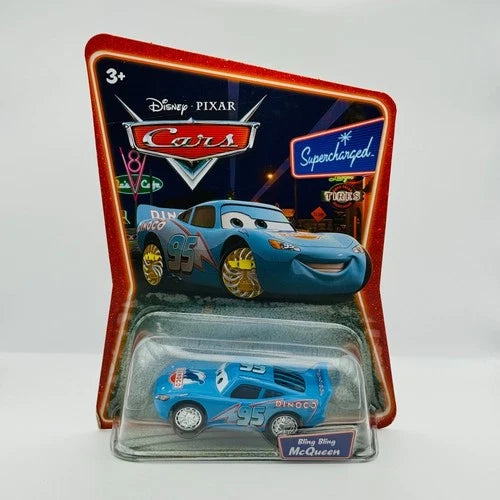 Disney Pixar Cars - BLING BLING McQUEEN DINOCO Supercharged