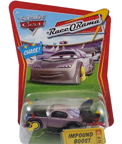 Disney Cars Impound Boost Chase #75 Race O Rama 1/55 Confetti