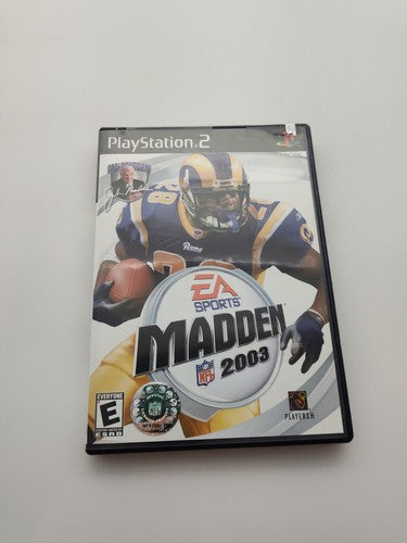 Madden 2003 - Sony Playstation 2 PS2 CIB Complete W/Manual