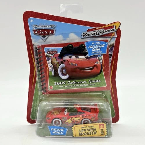 Disney Cars Race O Rama Night Vision Lightning McQueen 2009 Collector Guide