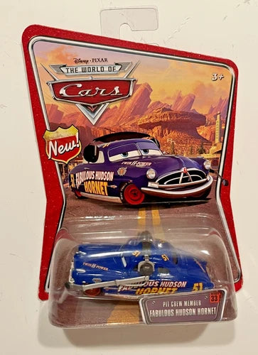 Disney Pixar Cars #33 Pit Crew Member Fabulous Hudson Hornet