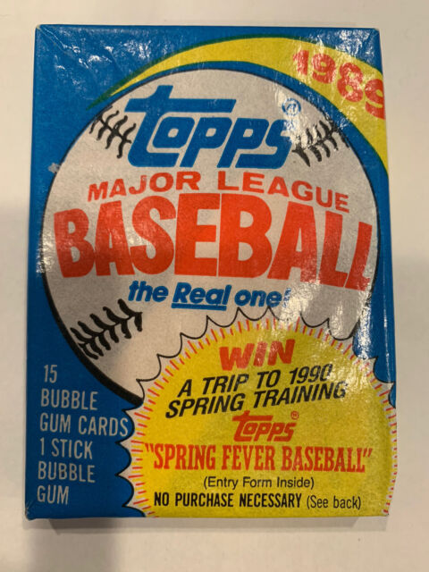 Topps Major League Baseball 1989.