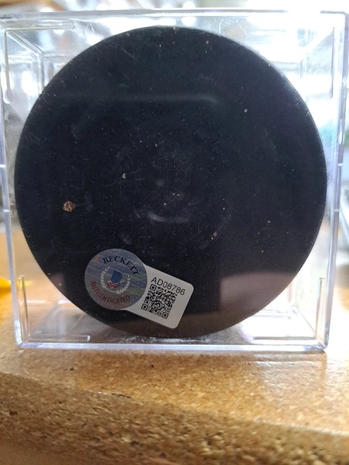 Jordan Staal Beckett Authenticated Autographed Hockey Puck